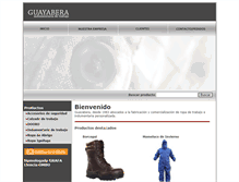 Tablet Screenshot of guayaberasa.com.ar